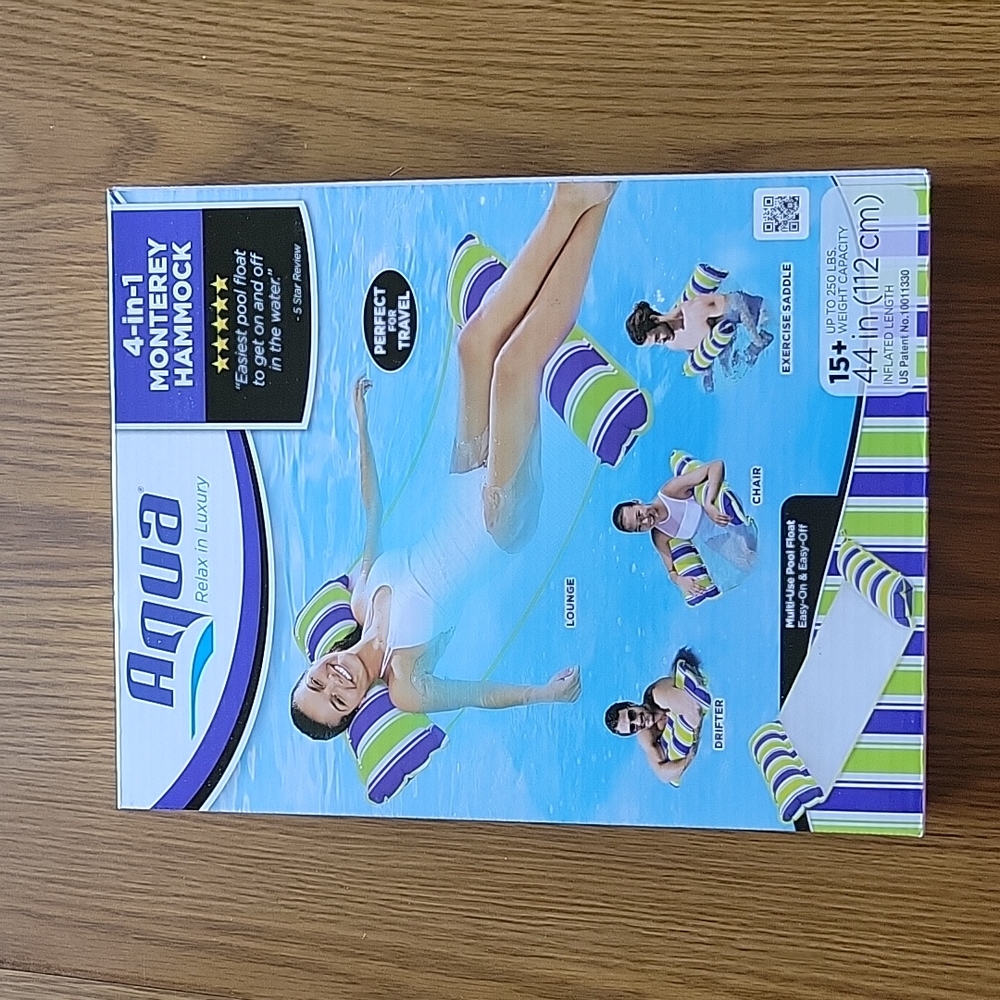 Aqua Pool Hammock NWOT. Never used.